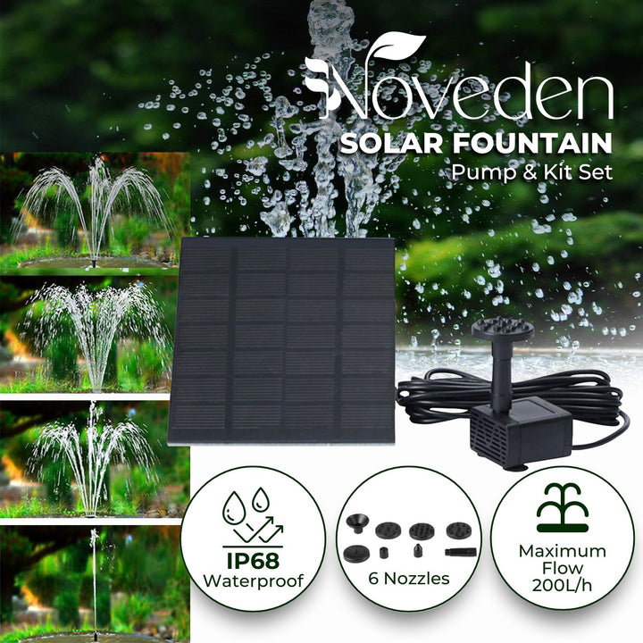 NOVEDEN Solar Water Fountain