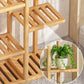 NOVEDEN Bamboo Plant Stand Rack 6 tier 7 Potted (120CM)