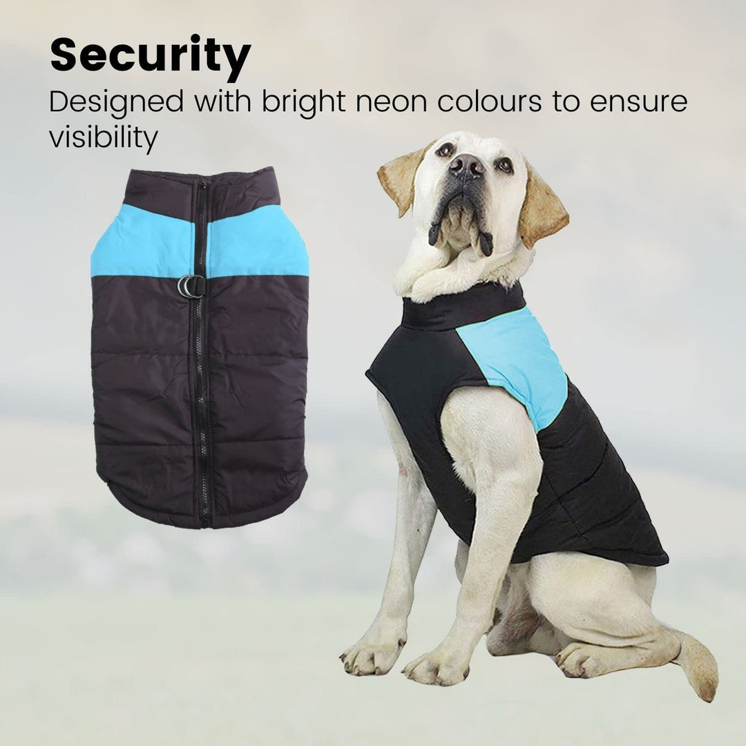 Floofi Pet Winter Vest (L Blue)