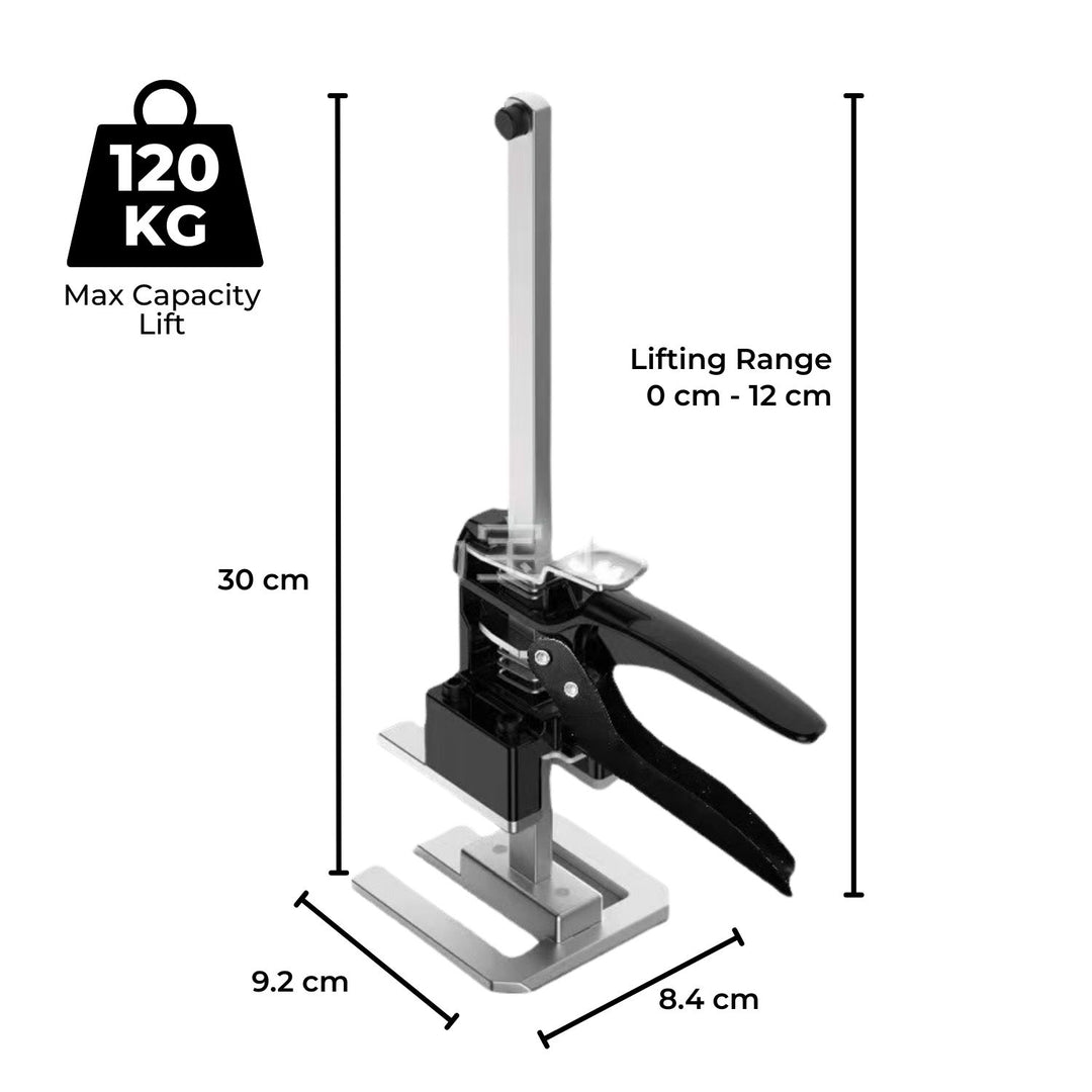 RYNOMATE 2 Pack Adjustable Labor Saving Arm Jack(Black)