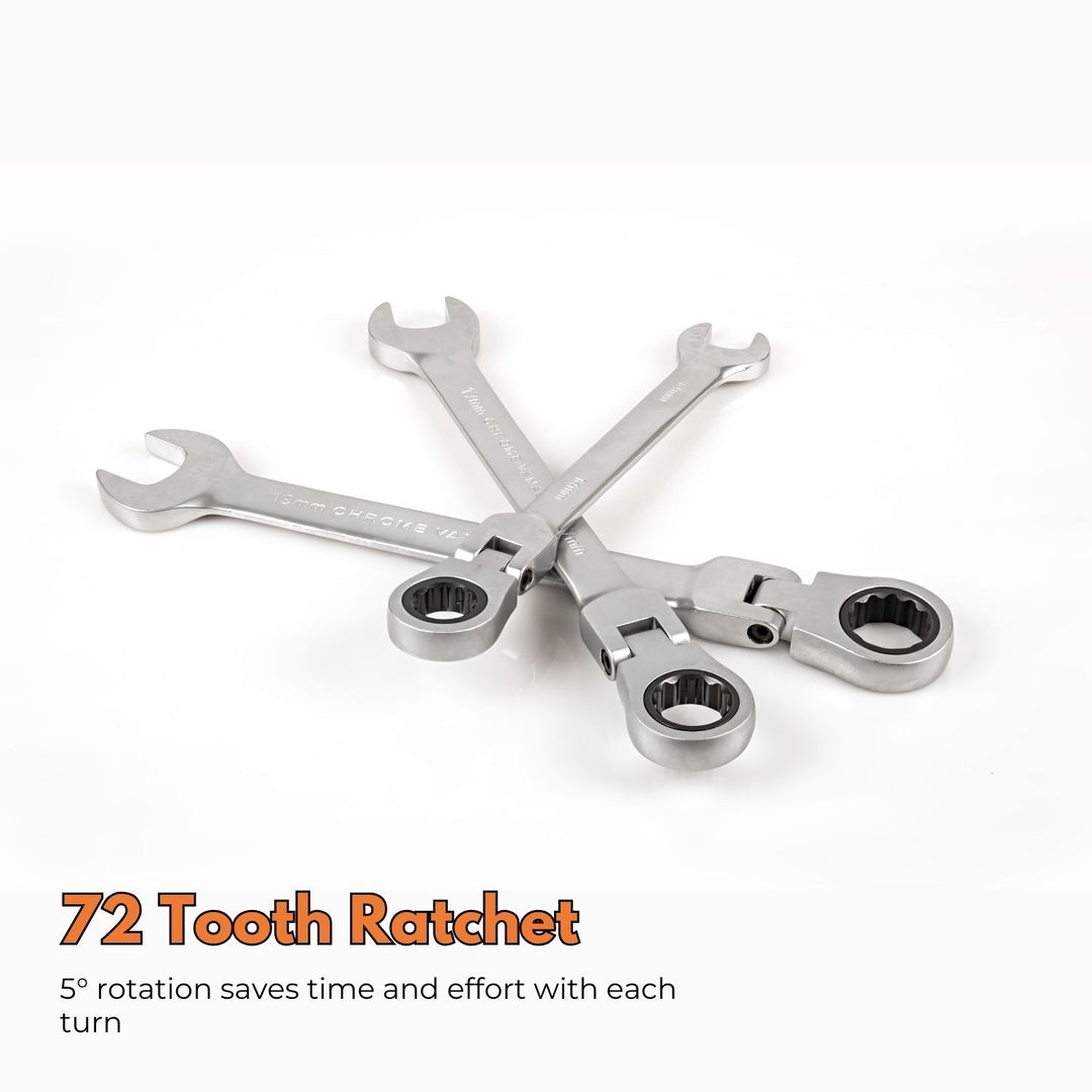 RYNOMATE 6-24mm Ratchet Spanner Set (16pcs)