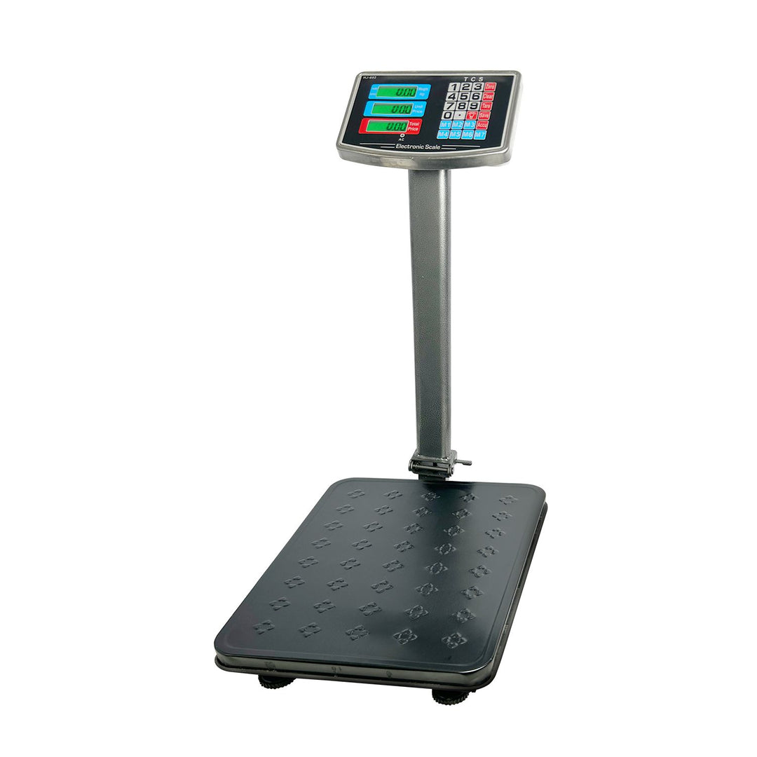 RYNOMATE Heavy-Duty Commercial Platform Scales 150KG (Black)