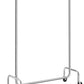 SONGMICS Heavy Duty Clothes Rack on Wheels Metal Chrome Extendable