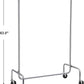 SONGMICS Heavy Duty Clothes Rack on Wheels Metal Chrome Extendable