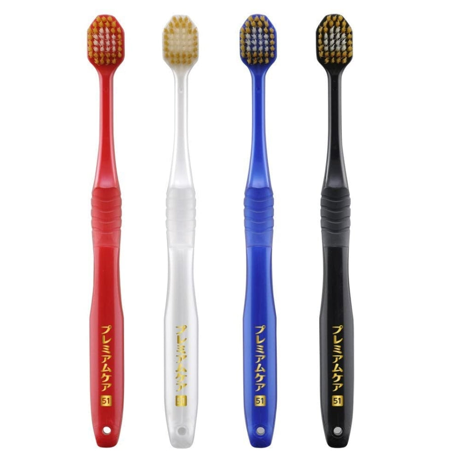 [6-PACK] EBISU Japan Premium Care Soft Toothbrush 3 Packs