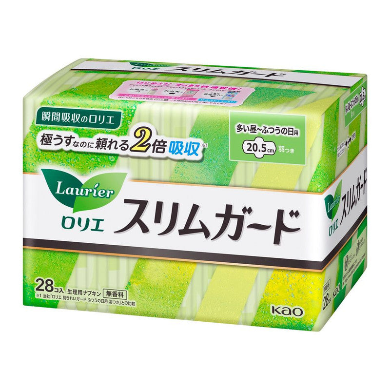 [6-PACK] Kao Japan Laurier Ultra-Thin Daily Sanitary Pads 20.5cm (28 pieces)