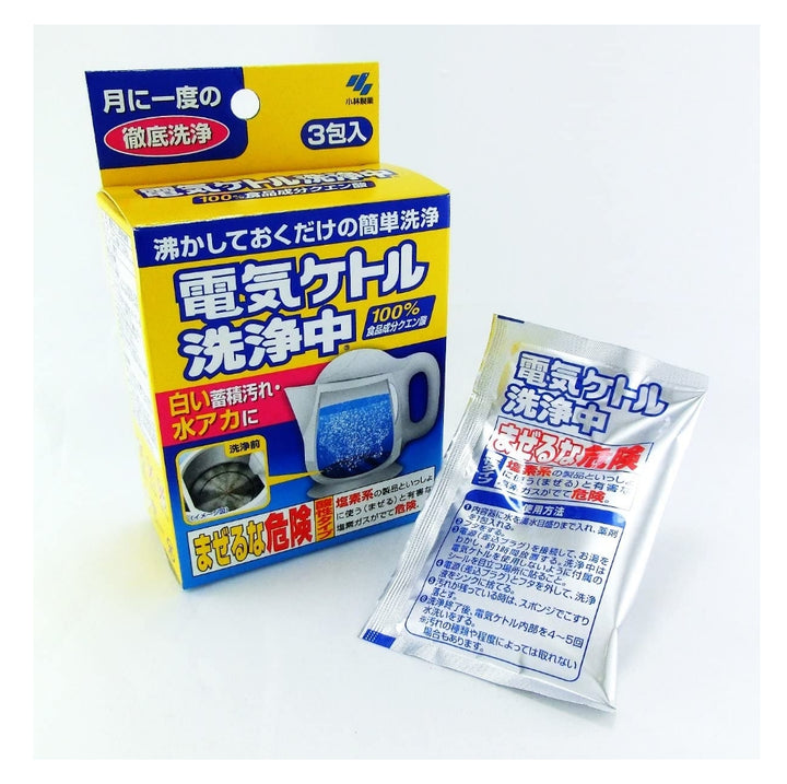 [6-PACK] KOBAYASHI Japan Electric Kettle Cleaning Powder 3 Packets