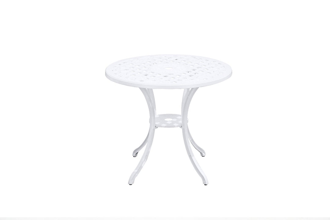 Remy Aluminium Table White