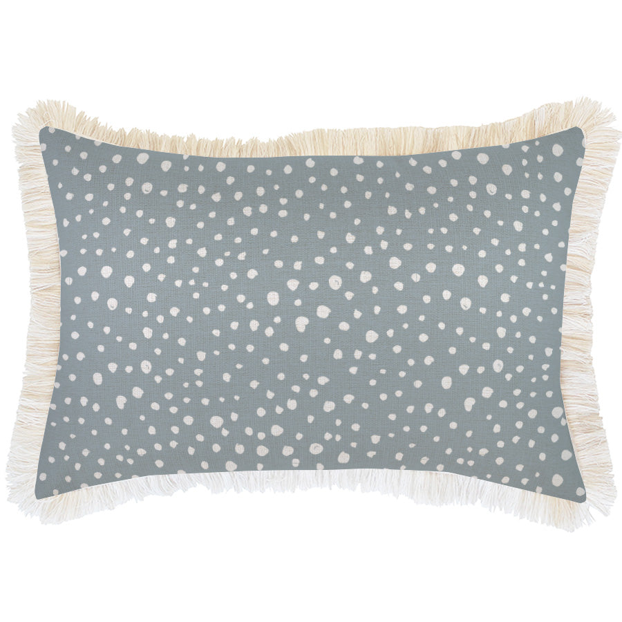 Cushion Cover-Coastal Fringe-Lunar Smoke-35cm x 50cm