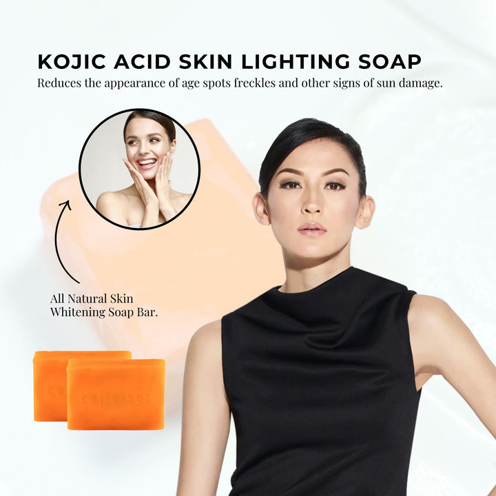 1x 135g Kojie San Soap Bar - Skin Lightening Kojic Acid Natural Original