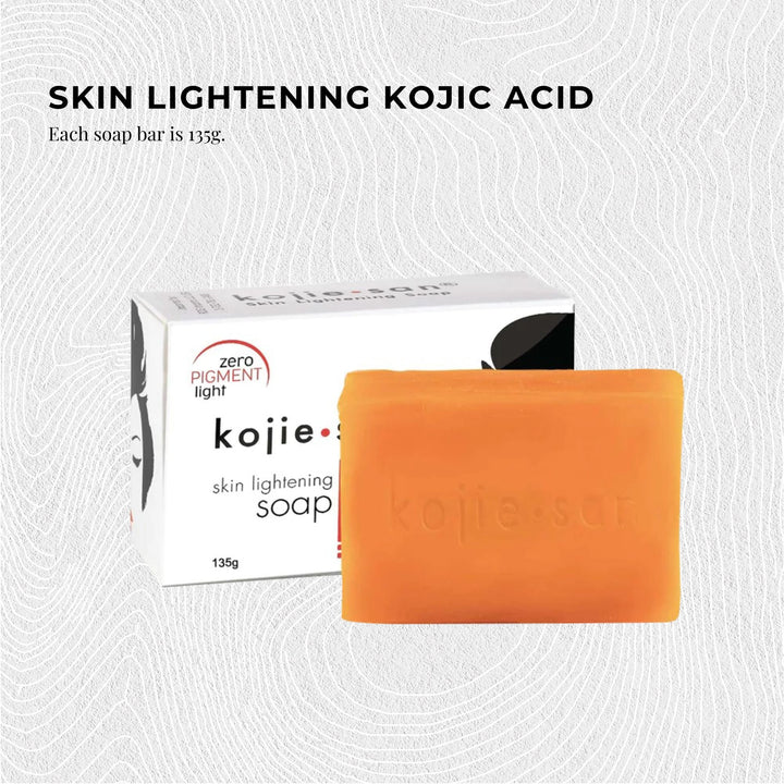 10x 135g Kojie San Soap Bar - Original Skin Lightening Kojic Acid Bars