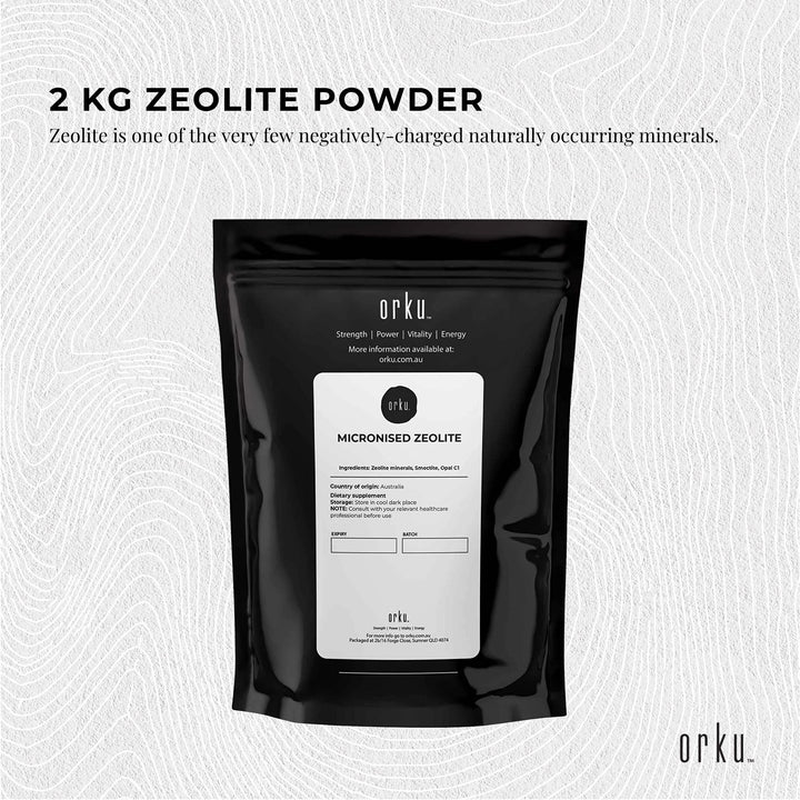 50g Pure Micronised Zeolite Powder Mineral - Micronized Volcamin Clinoptilolite