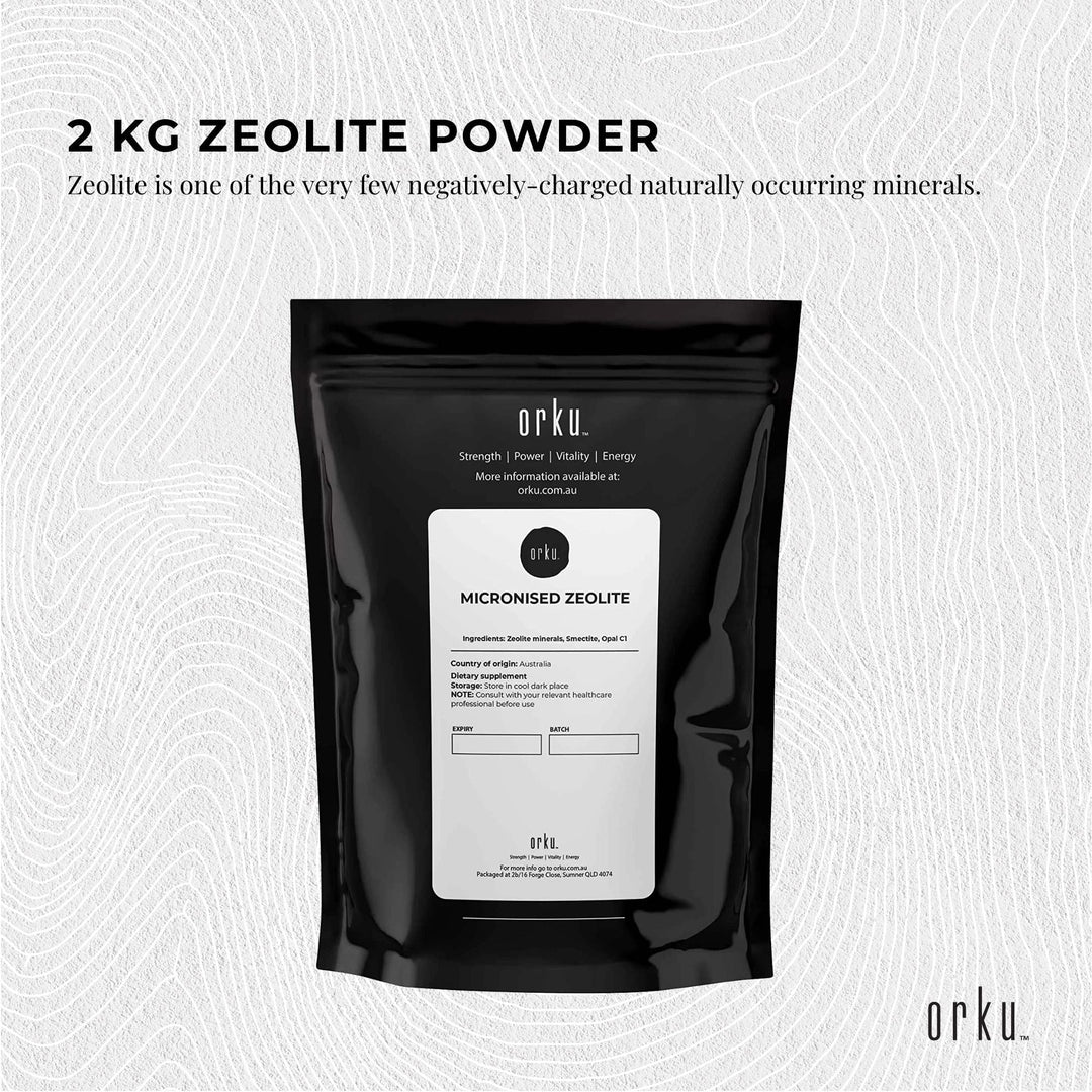 400g Pure Micronised Zeolite Powder Mineral - Micronized Volcamin