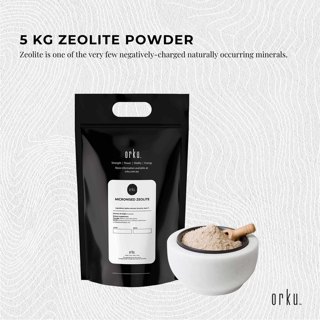 5Kg Pure Micronised Zeolite Powder Mineral - Micronized Volcamin Clinoptilolite