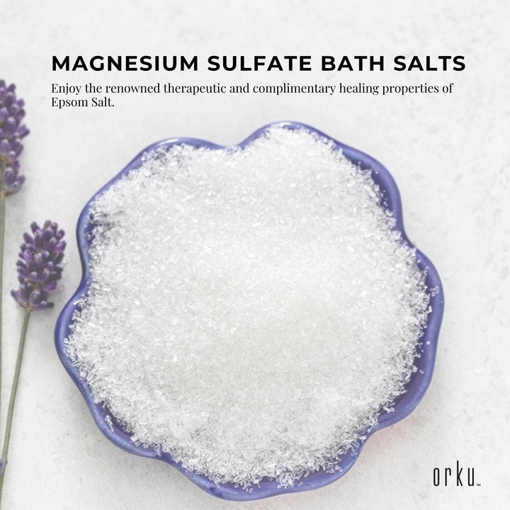 1Kg Epsom Salt - Magnesium Sulphate Bath Salts For Skin Body Baths Sulfate