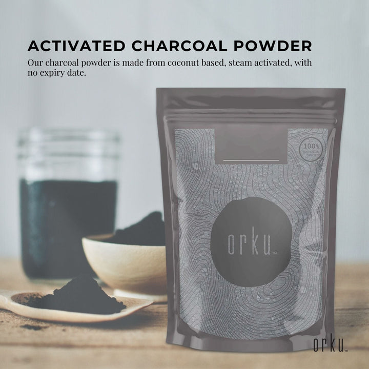 400g Activated Carbon Powder Coconut Charcoal - Teeth Whitening + Skin