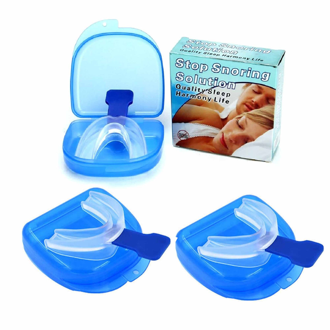 3x Anti Snoring Aid Mouth Guard - Adjustable Mouthguard Sleeping and Breathing