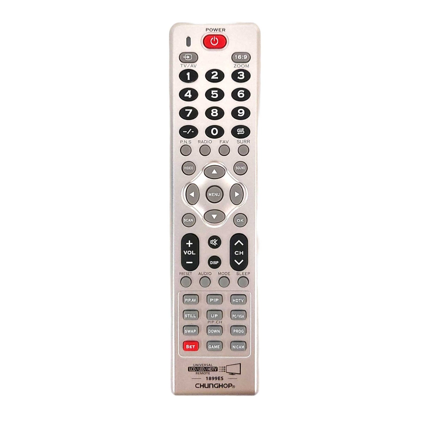 TV Universal Remote Control For Gangta Goldstar Haihong Hitachi Intel LCD LED HD