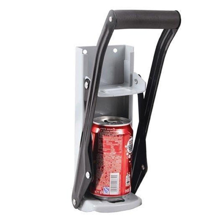 Aluminium Can Crusher - 16oz Beer Recycling Smasher - Wall Mounted Bottle Opener