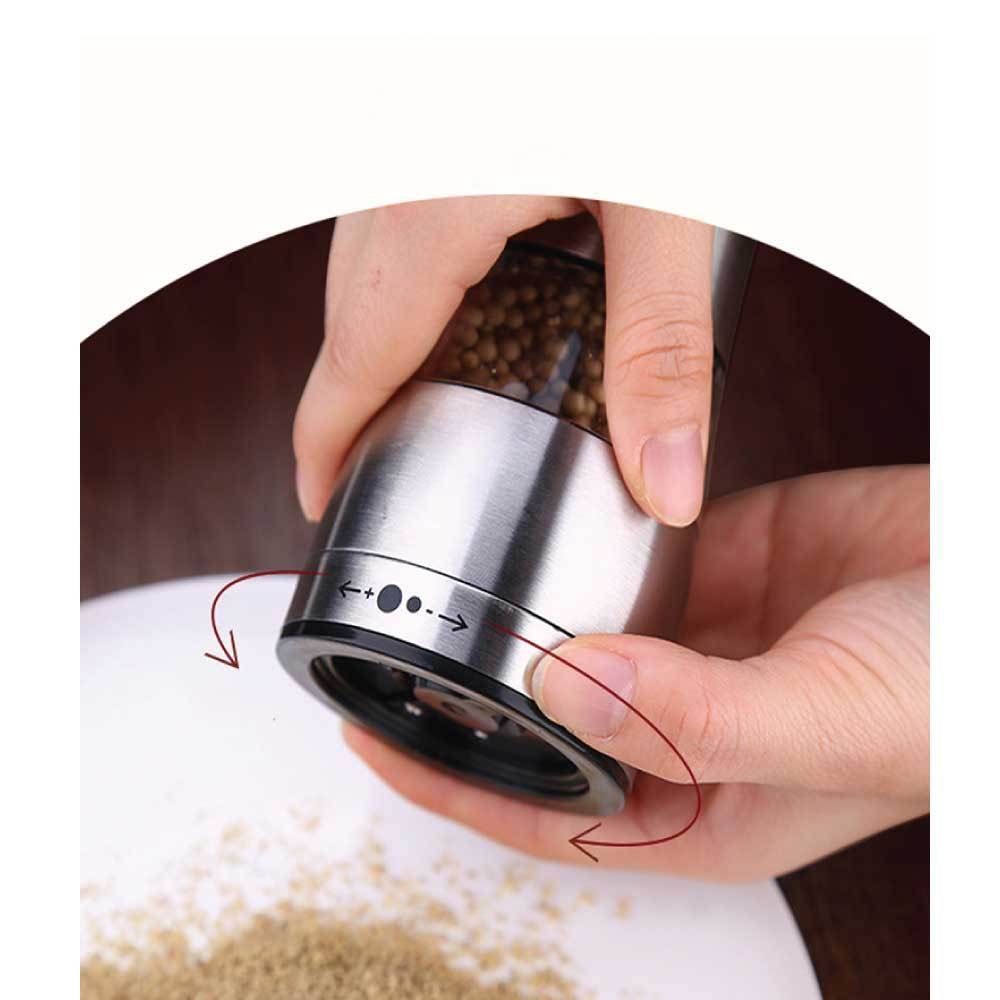 Electric Battery Salt or Pepper Grinder Adjustable Shakers Automatic Stainless Mill