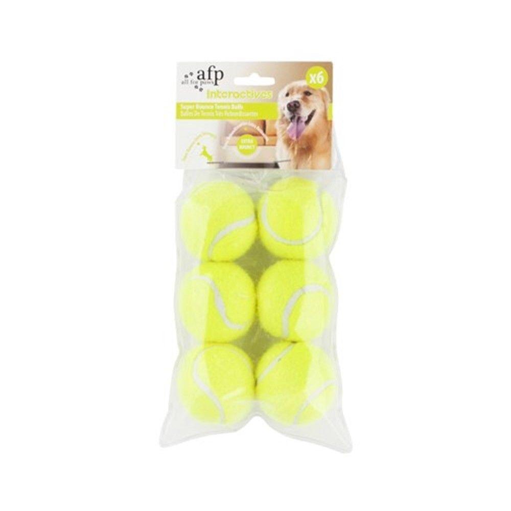 6 Pack Replacement Balls For Interactive Hyper Fetch Mini All For Paws