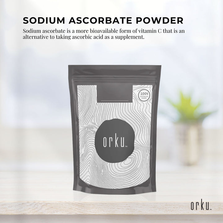 1Kg Sodium Ascorbate Powder  - Vitamin C Buffered Pharmaceutical Ascorbic Acid