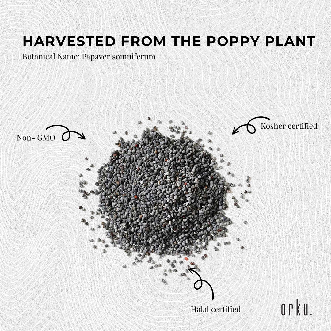 5Kg Poppy Seeds Unwashed Papaver Somniferum For Baking and Decorating