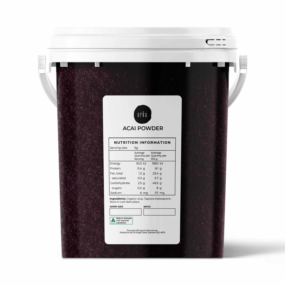 700g Acai Powder Bucket 100% Organic - Pure Superfood Amazon Berries