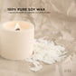 2Kg Golden 464 Soy Wax Flakes Bucket - 100% Pure Natural DIY Candle Melts Chips