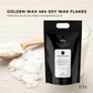 5Kg Golden 464 Soy Wax Flakes - 100% Pure Natural DIY Candle Melts Chips