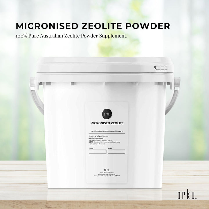 3kg Pure Micronised Zeolite Powder Mineral Tub - Micronized Volcamin