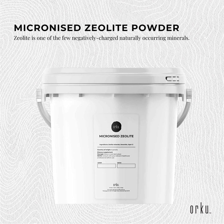 3kg Pure Micronised Zeolite Powder Mineral Tub - Micronized Volcamin