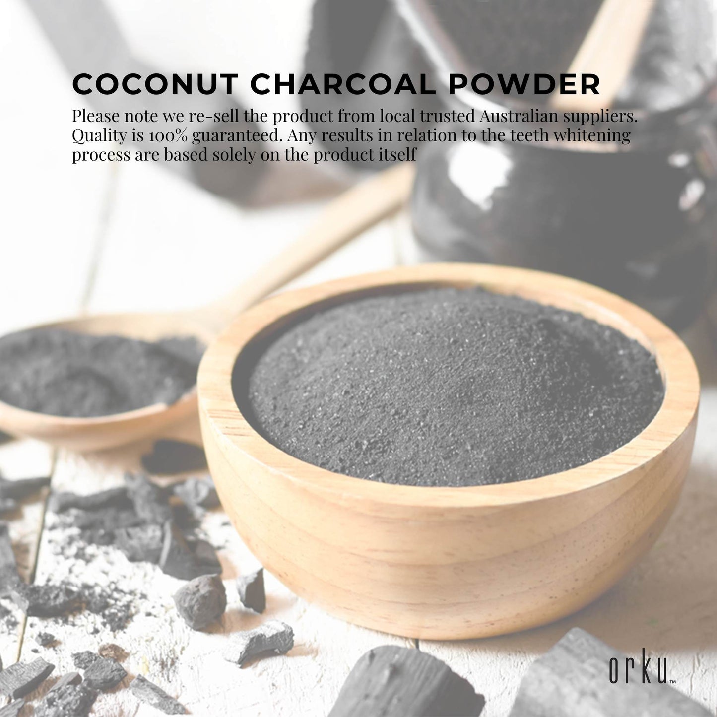 2.3Kg Activated Carbon Powder Coconut Charcoal Bucket - Teeth Whitening + Skin