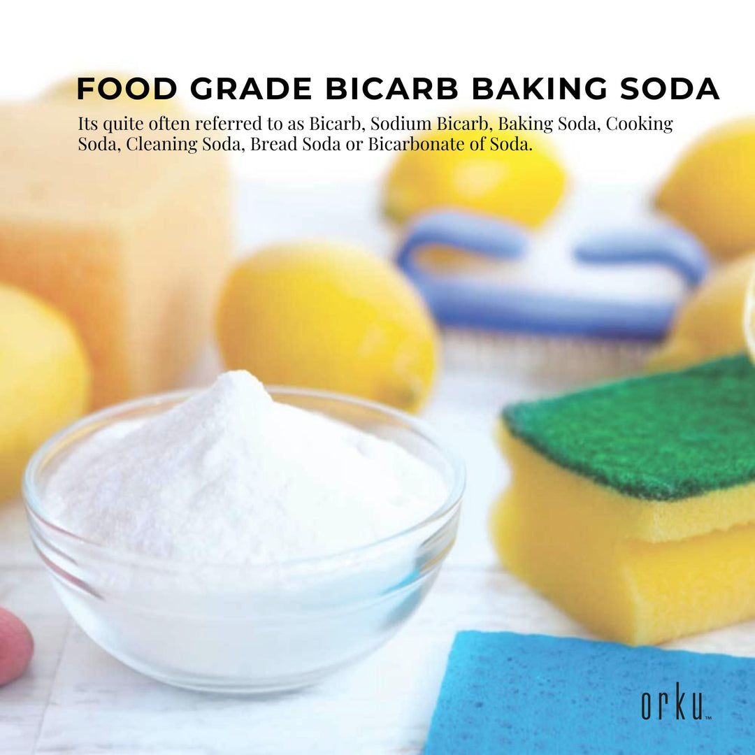 1Kg Sodium Bicarbonate - Food Grade Bicarb Baking Soda Hydrogen Carbonate Powder