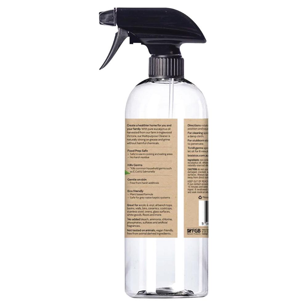 500ml Multi-Purpose Spray Bosisto's Natural Eucalyptus Eco Surface Germ Cleaner