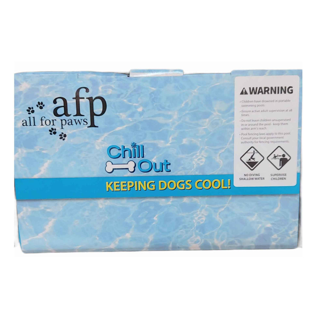 S Dog Swimming Pool - Chill Out Plastic Pet Puppy Bath Splash Fun All For Paws