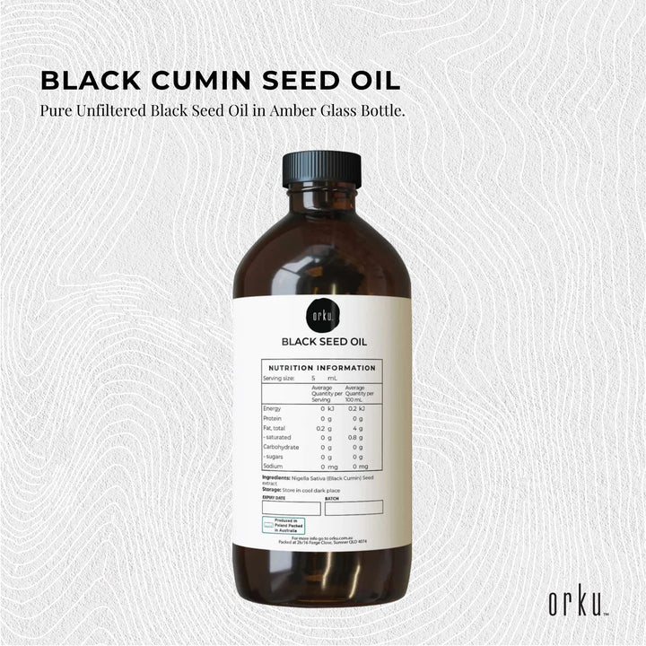 500ml Pure Black Seed Oil - 100% Ethiopian Nigella Sativa Cumin Cold Pressed