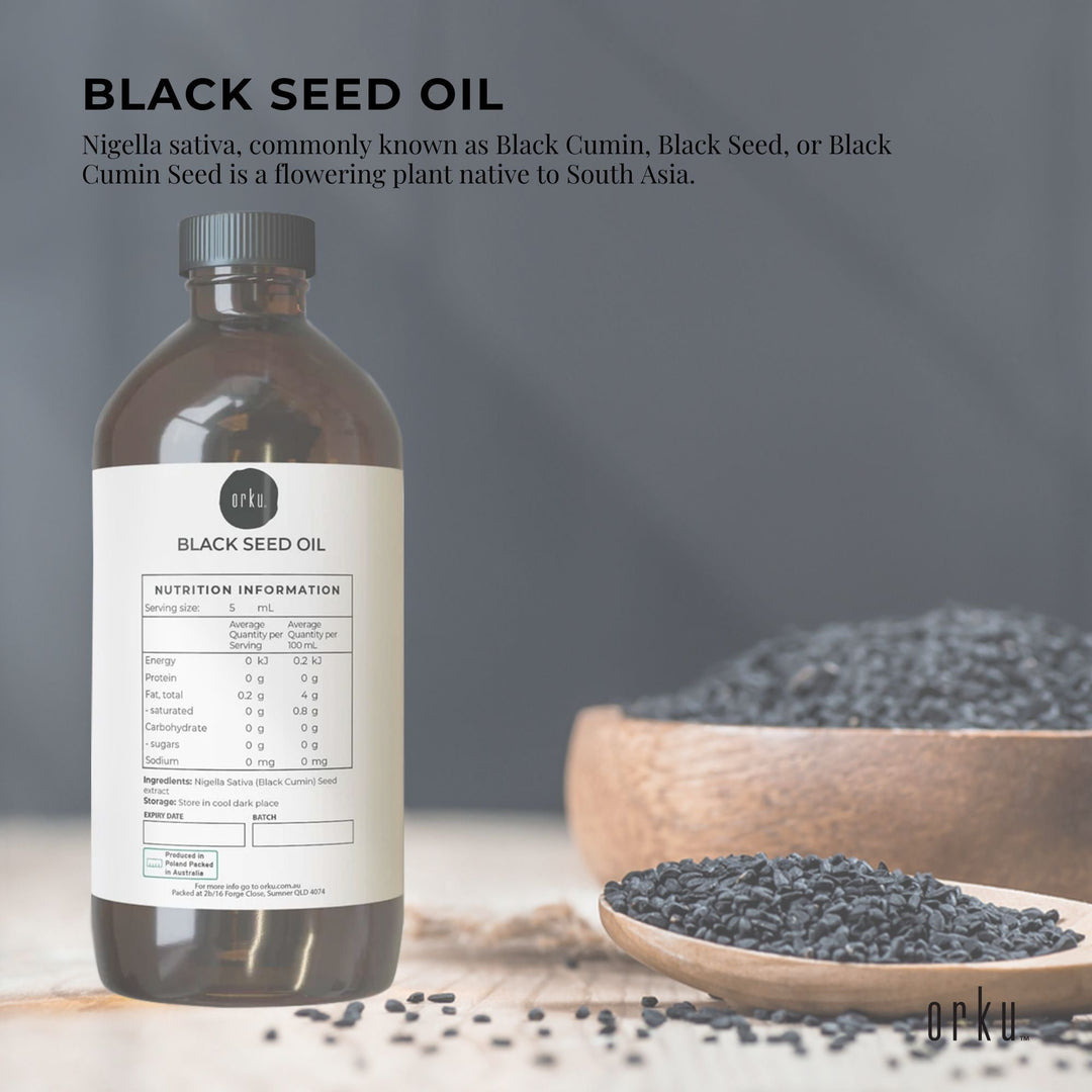 1L Pure Black Seed Oil - 100% Ethiopian Nigella Sativa Cumin Cold Pressed