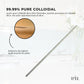 1x 7" Silver Rod 12 Gauge 99.99% High Purity Fine Soft Wire Colloidal Electrode