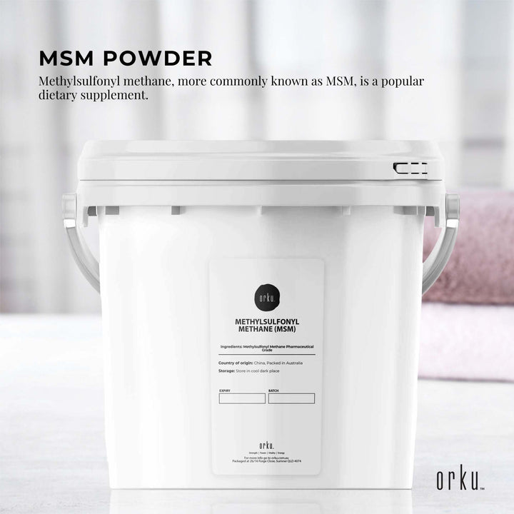 3Kg MSM Powder or Crystals Tub - 99% Pure Methylsulfonylmethane Dimethyl Sulfone