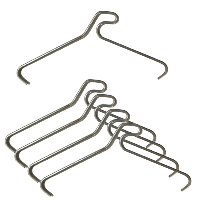 5 Pack 90mm (3.5") Brick Hooks - Wall Crab Clips Hangers For Pictures Plants