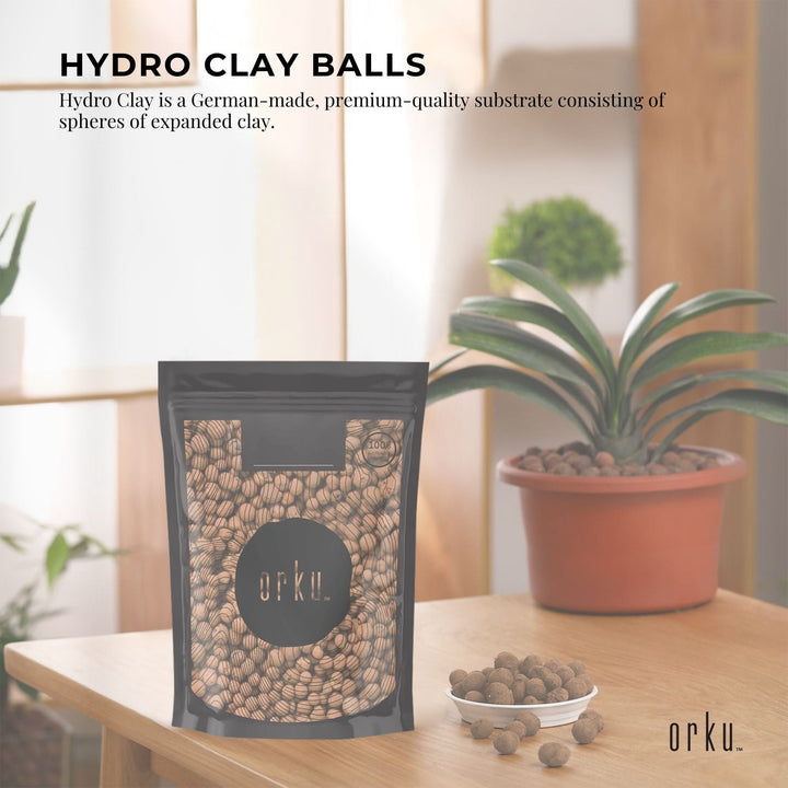 1L Hydro Clay Balls - Natural Premium Hydroponic Expanded Plant Growing Medium