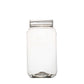 10x 1Kg Plastic Honey Jars + Lids - Round Clear Food Grade Packaging Containers