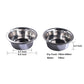 Double Raised Dog Bowl Stand 750ml Pet Cat Elevated Adjustable Food Water Feeder