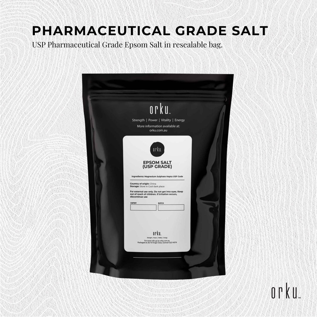 400g USP Epsom Salt Pharmaceutical Grade - Magnesium Sulfate Body Bath Salts