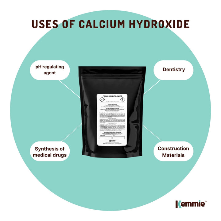 400g Food Grade Calcium Hydroxide Powder - FCC Hydrated Slaked Pickling Lime