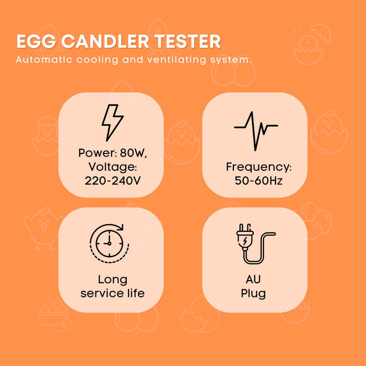 Electric 24 Egg Incubator + Accessories Hatching Eggs Chicken Quail Duck