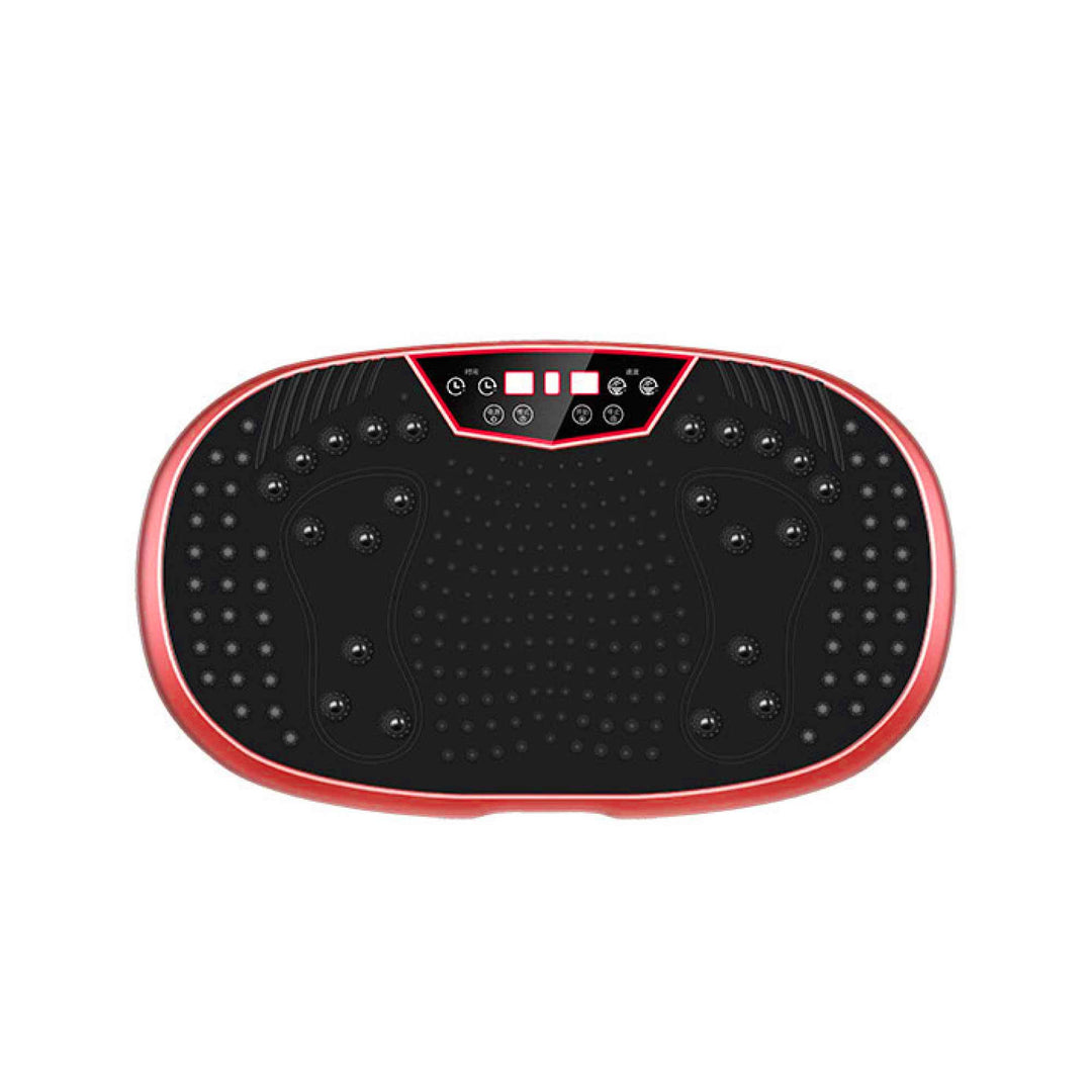 Red Mini Vibration Platform Magnet Therapy Vibrating Machine Exercise Plate