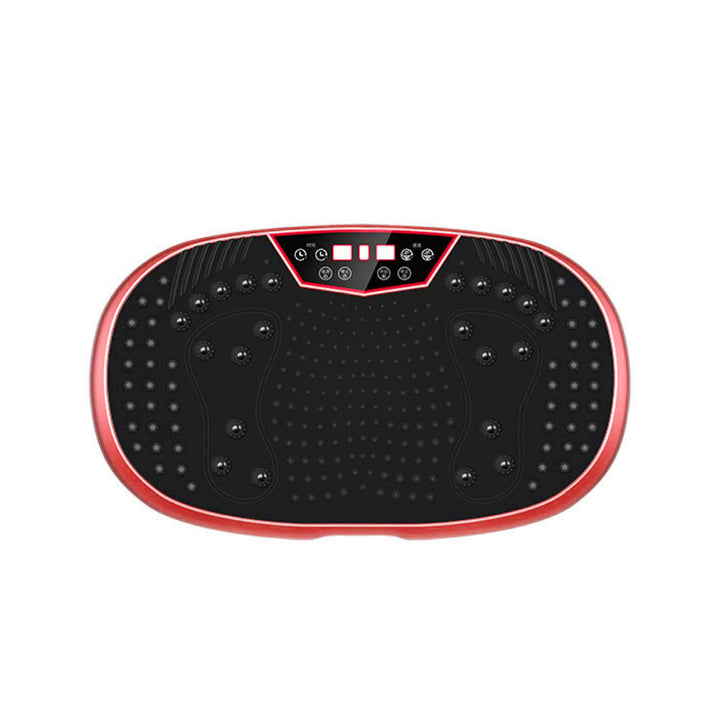 Red Mini Vibration Platform Magnet Therapy Vibrating Machine Exercise Plate