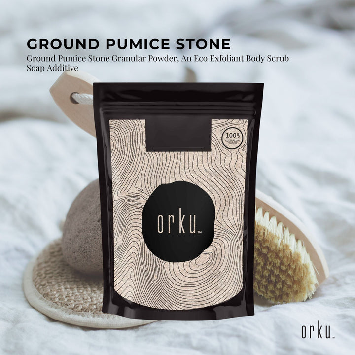 2Kg Ground Pumice Stone Granular Powder Eco Exfoliant Body Scrub Soap Additive